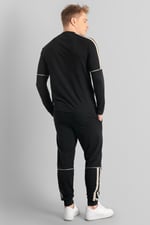 Stretch Jersey Long Sleeve Tee And Jogger Set