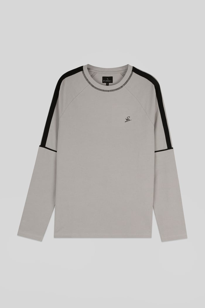 Stretch Jersey Long Sleeve Tee And Jogger Set