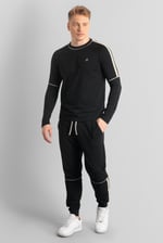 Stretch Jersey Long Sleeve Tee And Jogger Set