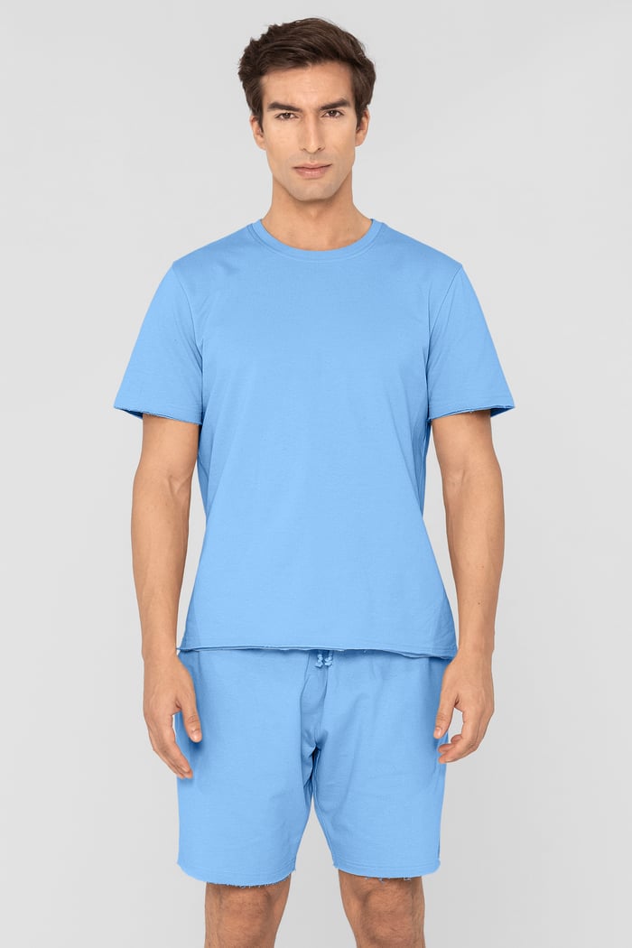 Mens Regular Fit T-Shirt & Shorts Set