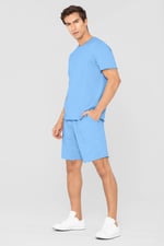 Mens Regular Fit T-Shirt & Shorts Set