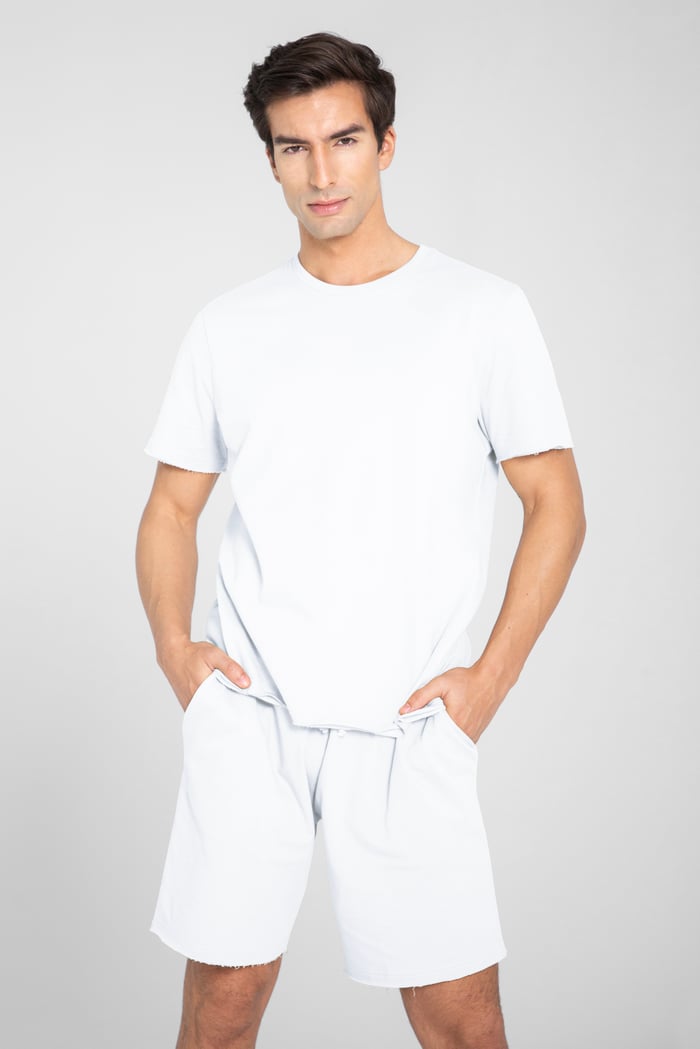 Mens Regular Fit T-Shirt & Shorts Set