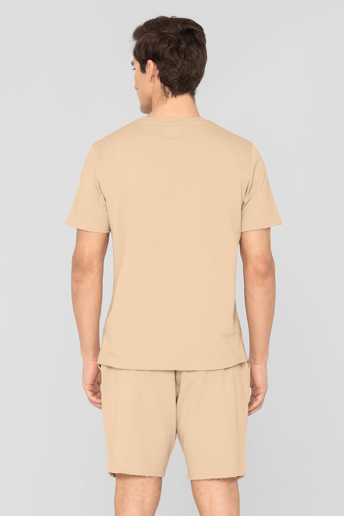 Mens Regular Fit T-Shirt & Shorts Set