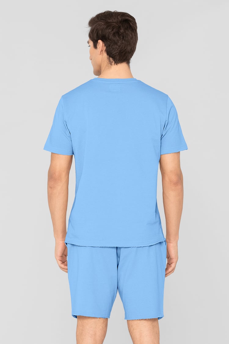 Mens Regular Fit T-Shirt & Shorts Set