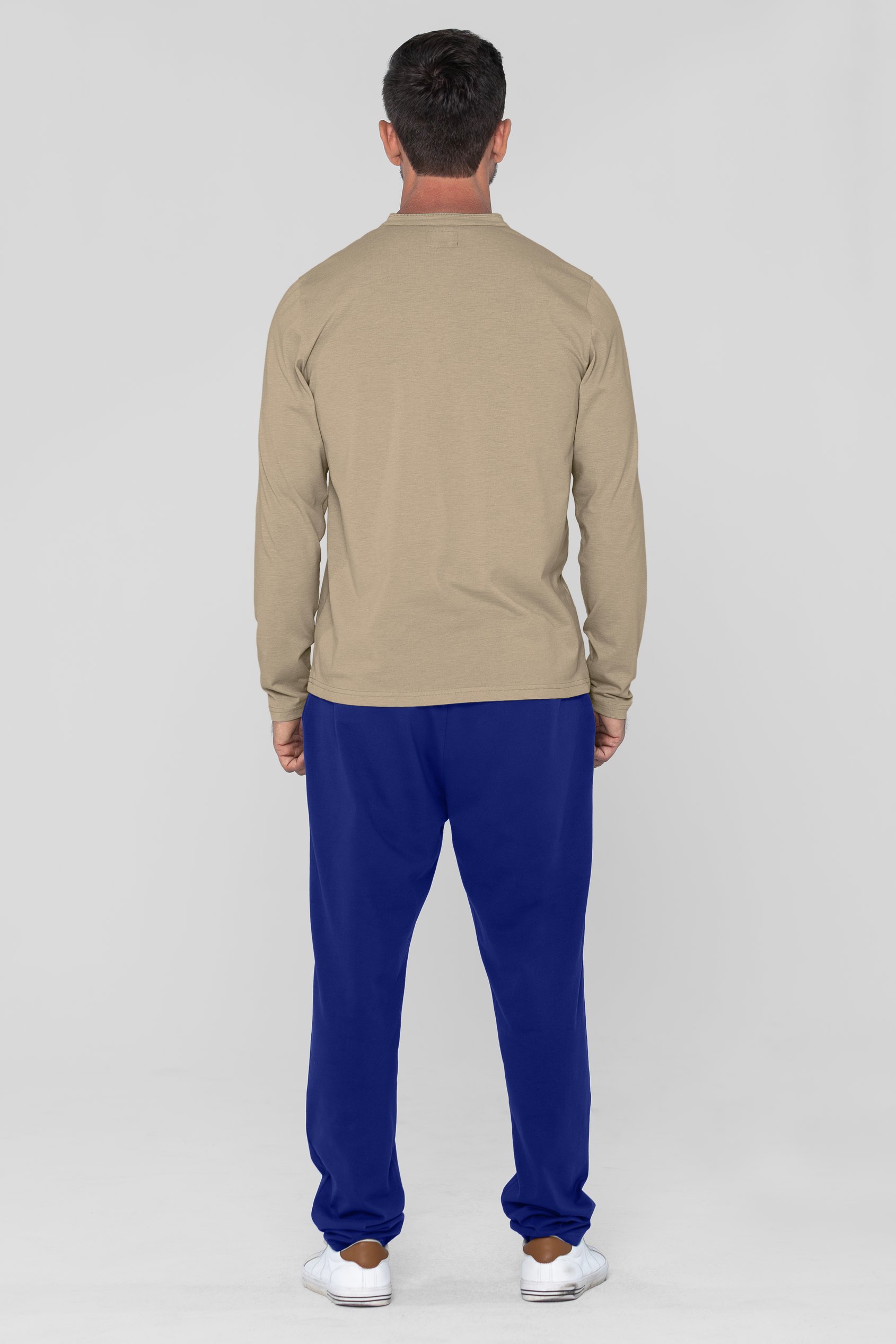 Men's Solid Pyjamas Set