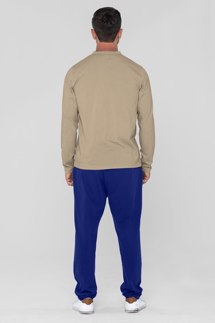 Men's Solid Pyjamas Set