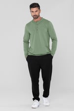 Men's Solid Pyjamas Set