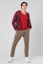 Mens Classic Front Seam Jersey Trouser
