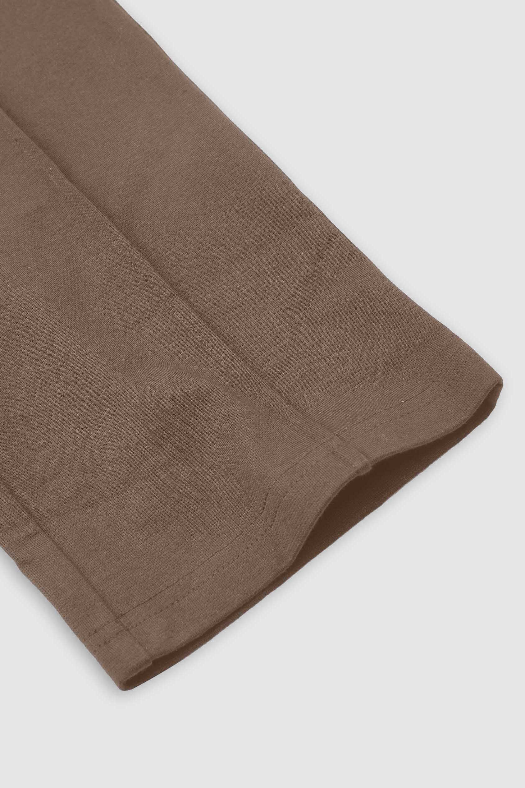 Mens Classic Front Seam Jersey Trouser