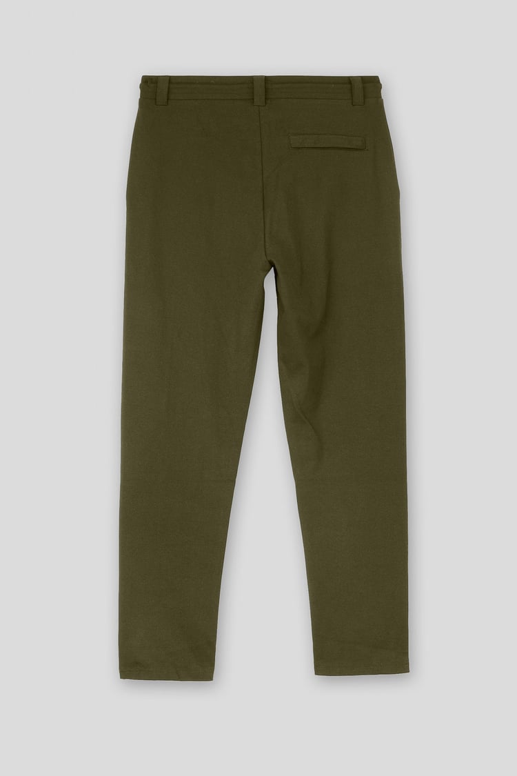 Mens Classic Front Seam Jersey Trouser