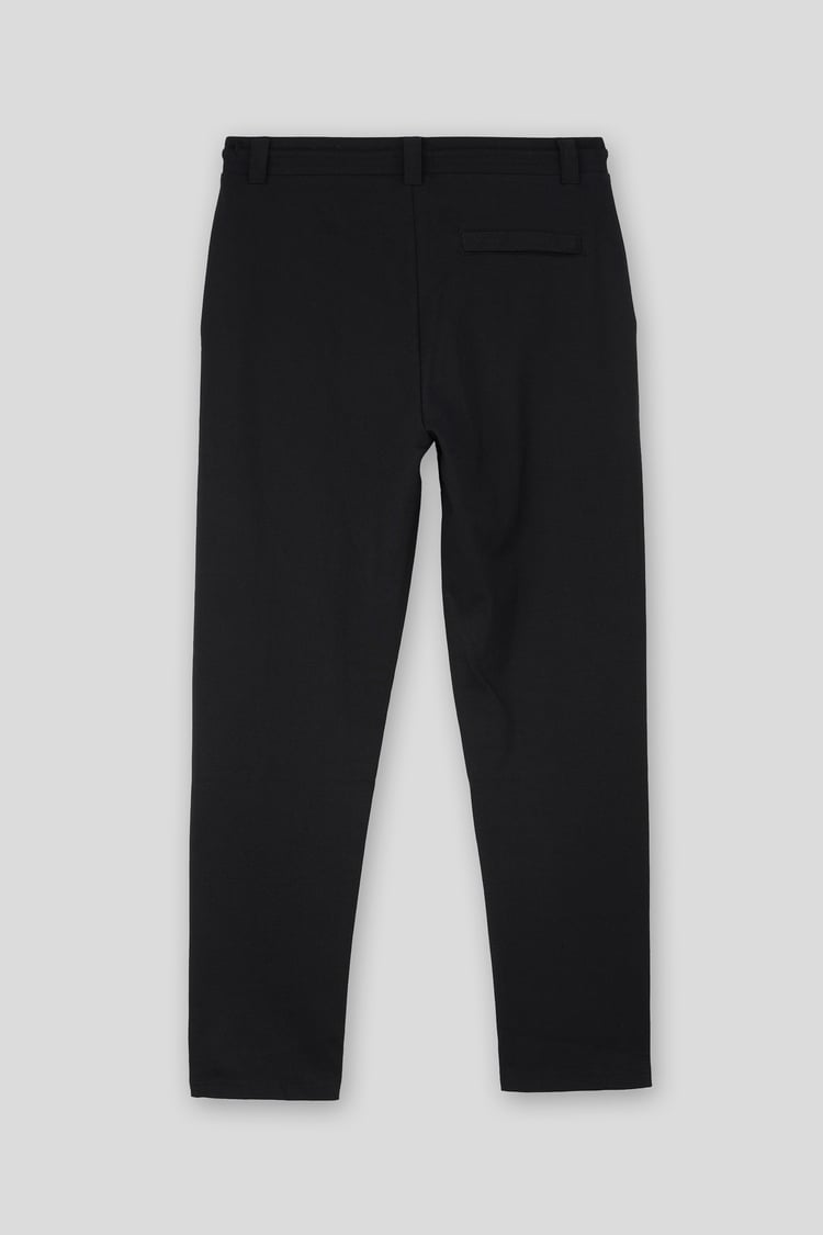 Mens Classic Front Seam Jersey Trouser