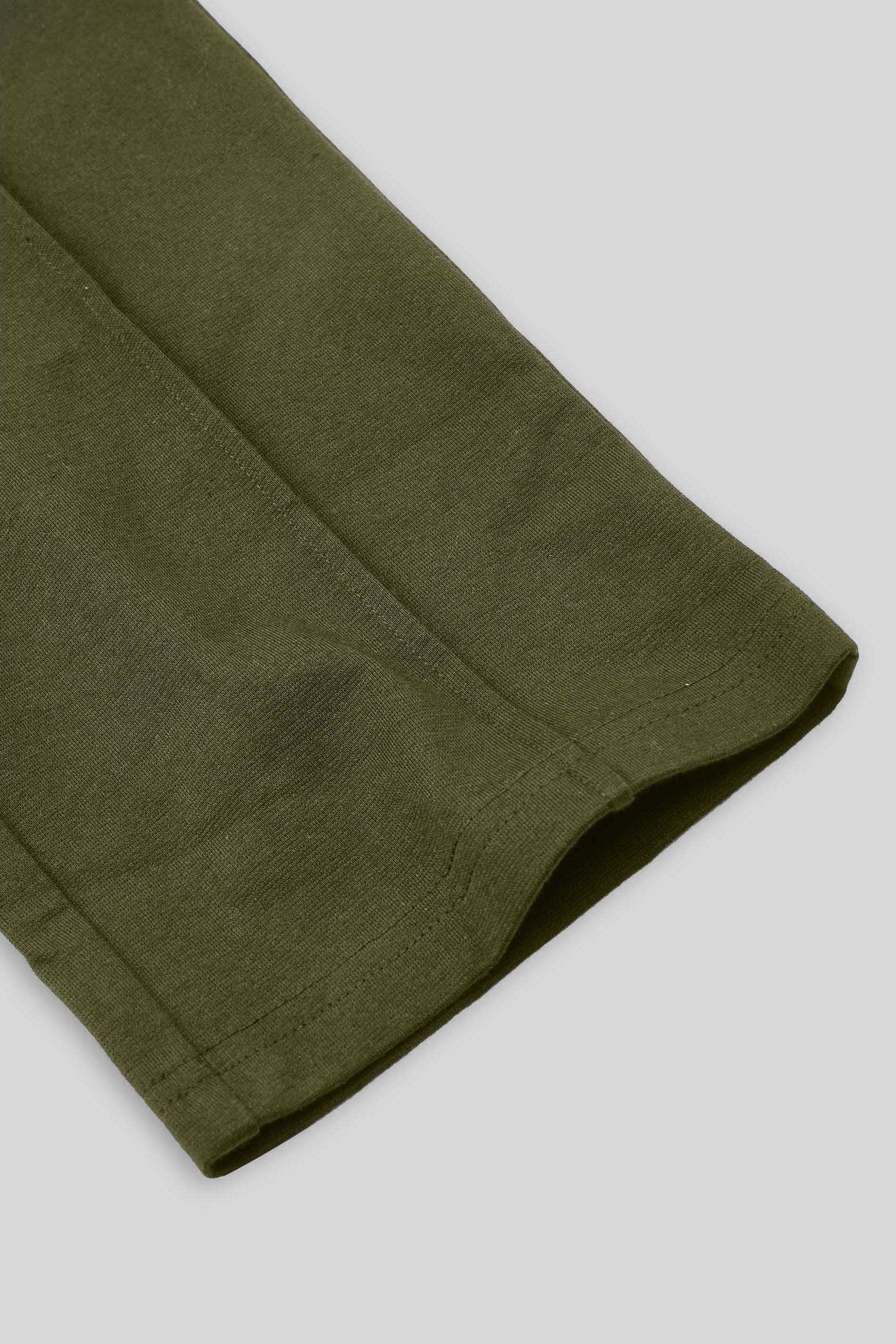 Mens Classic Front Seam Jersey Trouser