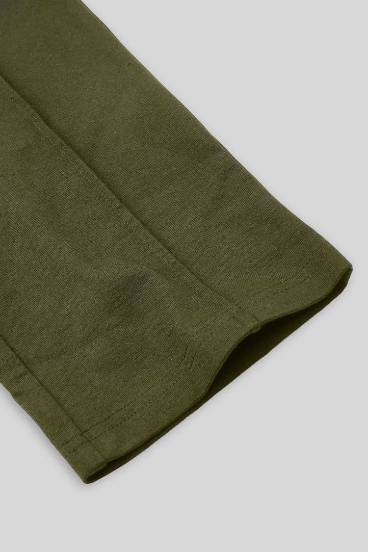 Mens Classic Front Seam Jersey Trouser