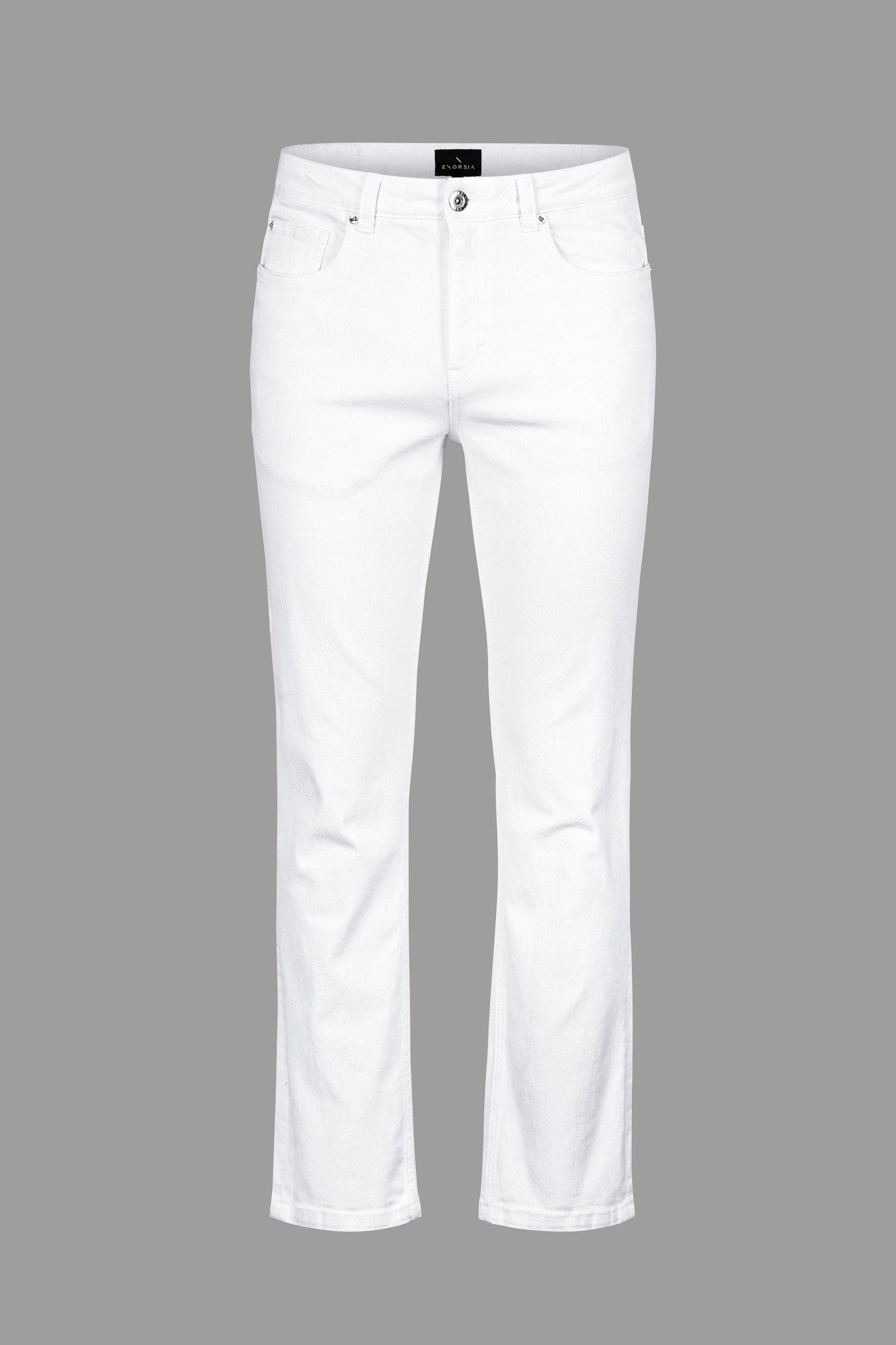 Slim Fit Essential Stretch White Jeans