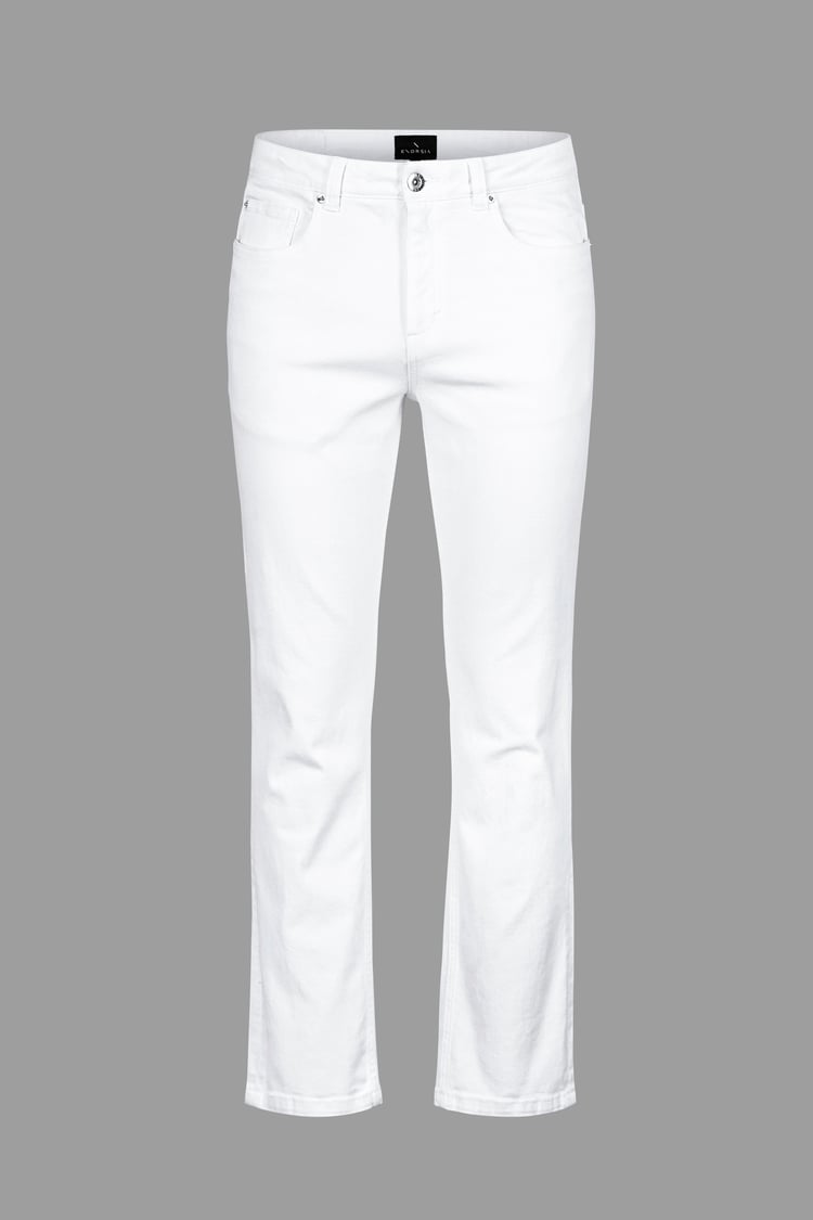 Slim Fit Essential Stretch White Jeans