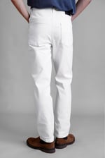 Slim Fit Essential Stretch White Jeans
