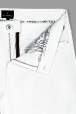 Slim Fit Essential Stretch White Jeans