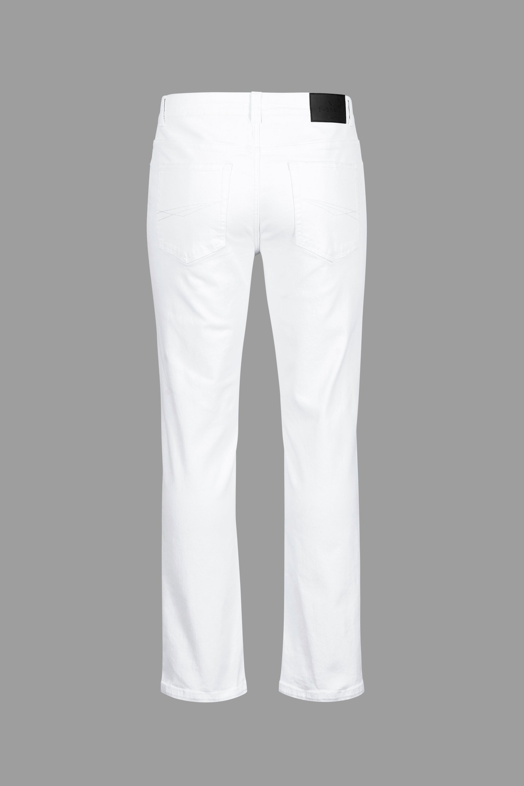 Slim Fit Essential Stretch White Jeans