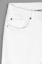 Slim Fit Essential Stretch White Jeans