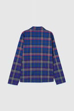 Mens Blue & Green Nightwear Shirt