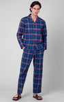 Mens Blue & Green Nightwear Shirt