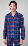 Mens Blue & Green Nightwear Shirt