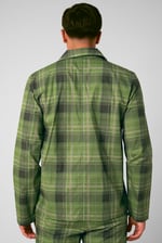 Mens Blue & Green Nightwear Shirt