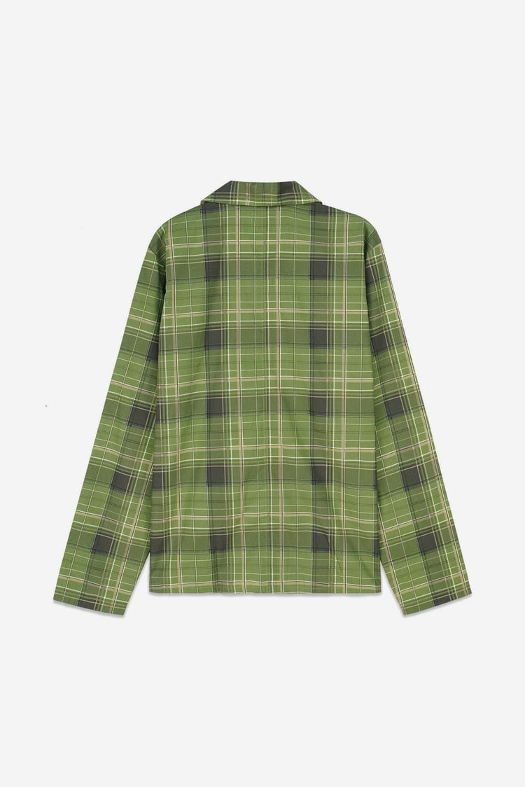 Mens Blue & Green Nightwear Shirt