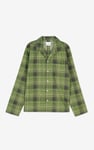 Mens Blue & Green Nightwear Shirt