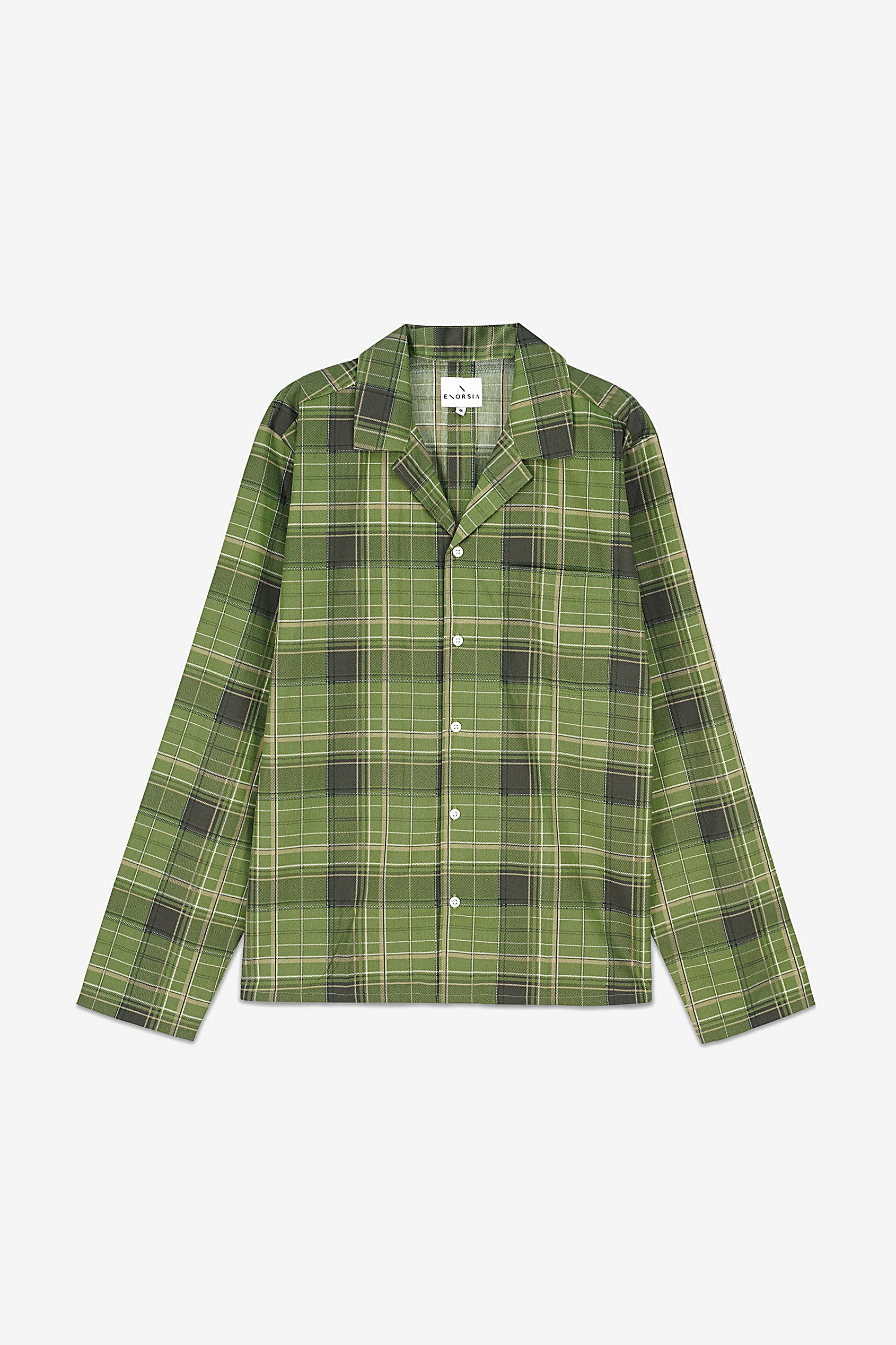 Mens Blue & Green Nightwear Shirt