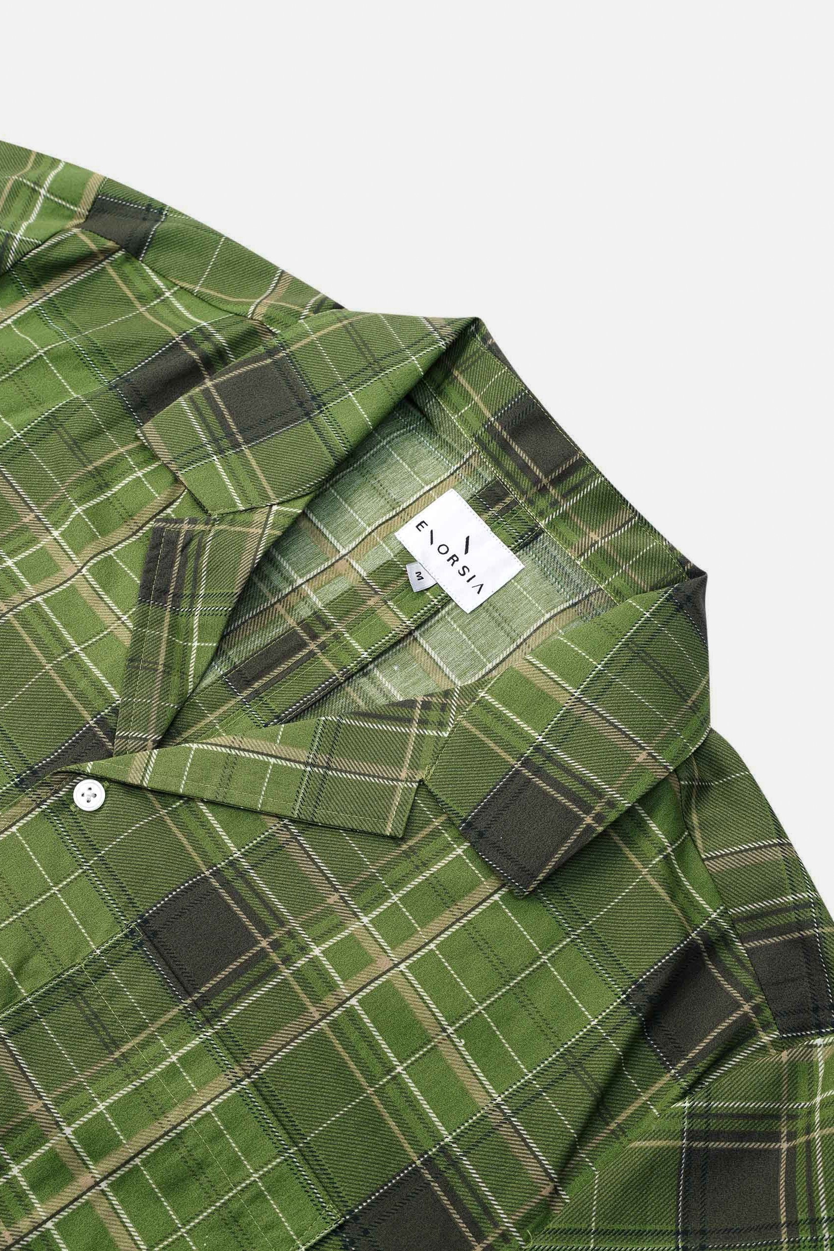 Mens Blue & Green Nightwear Shirt