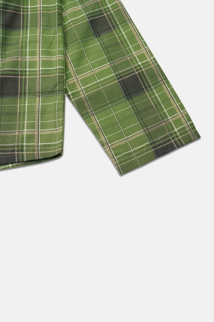 Mens Blue & Green Nightwear Shirt