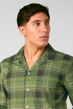 Mens Blue & Green Nightwear Shirt