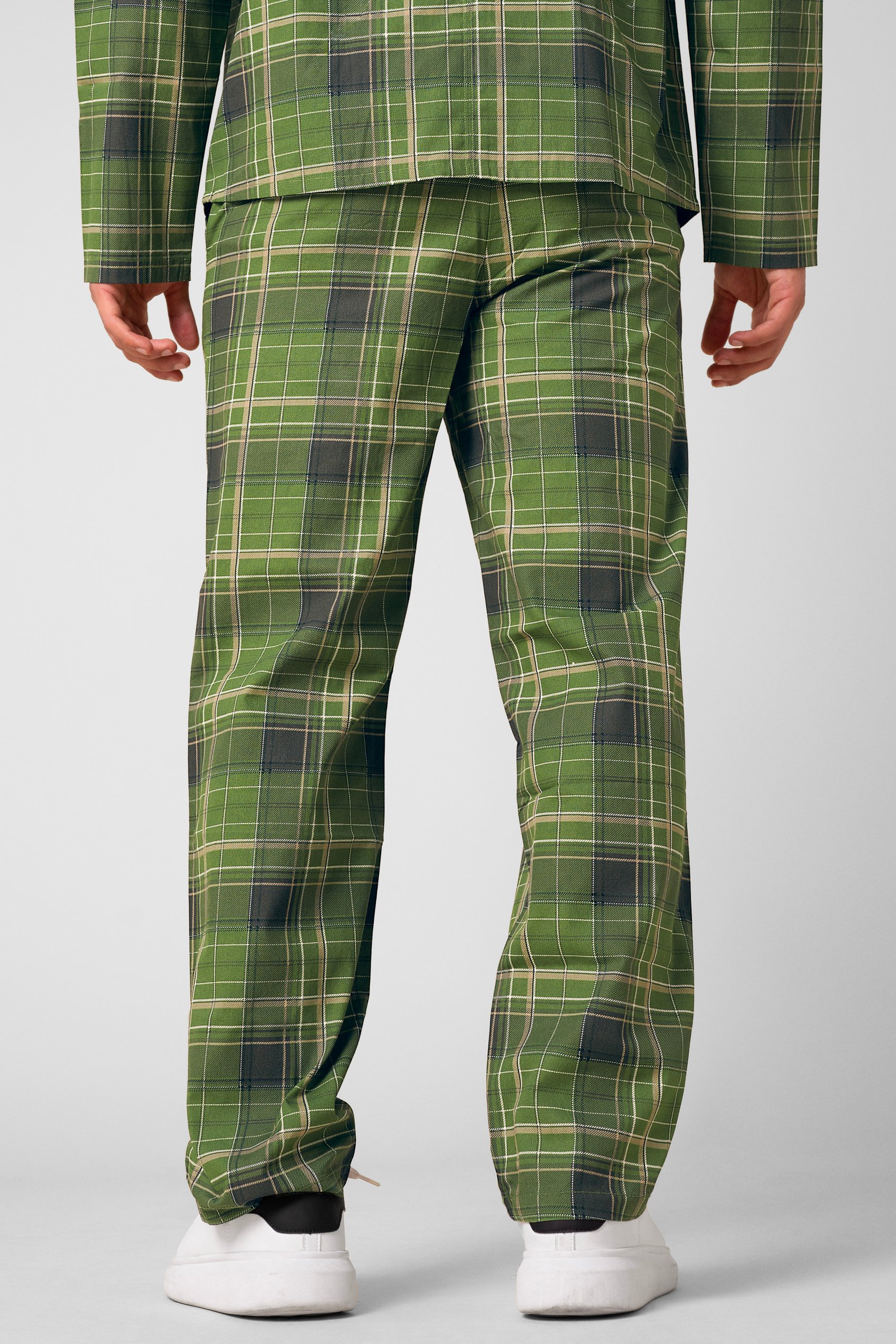 Mens Woven Check Pyjamas Bottoms