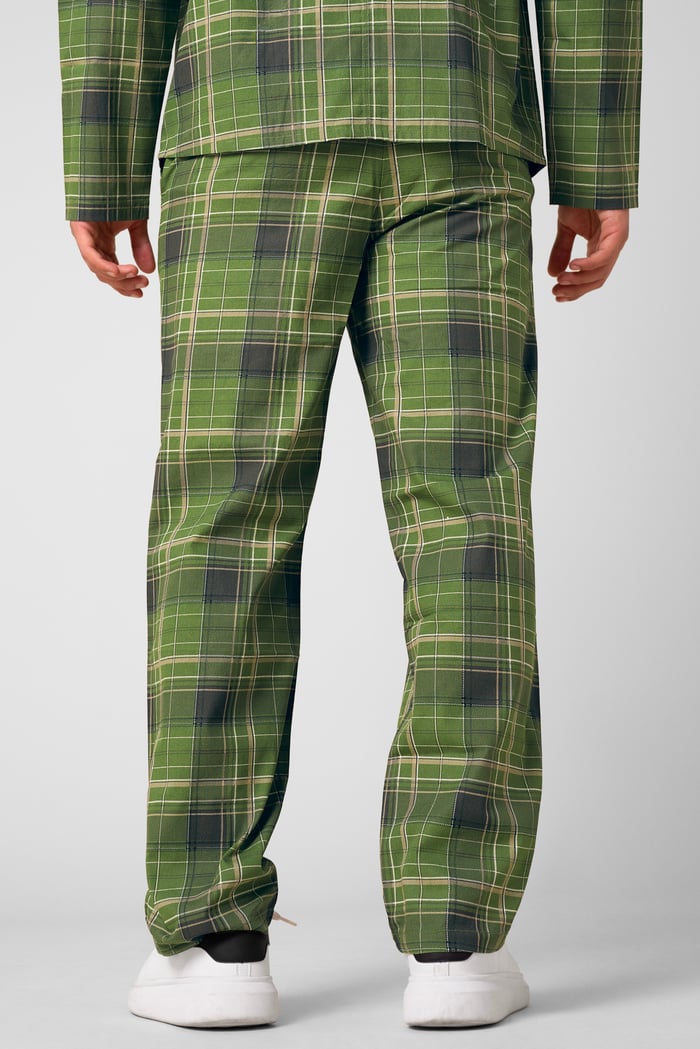 Mens Woven Check Pyjamas Bottoms