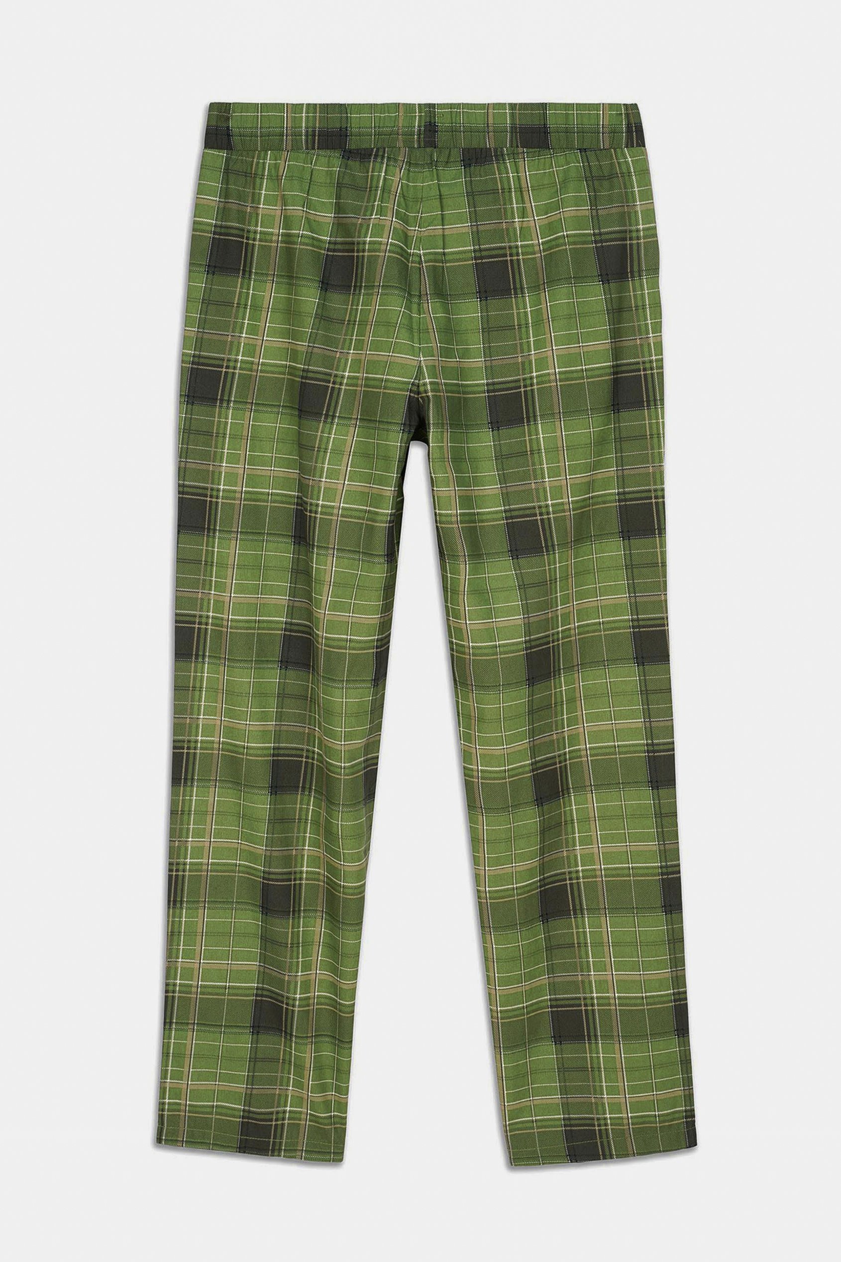 Mens Woven Check Pyjamas Bottoms