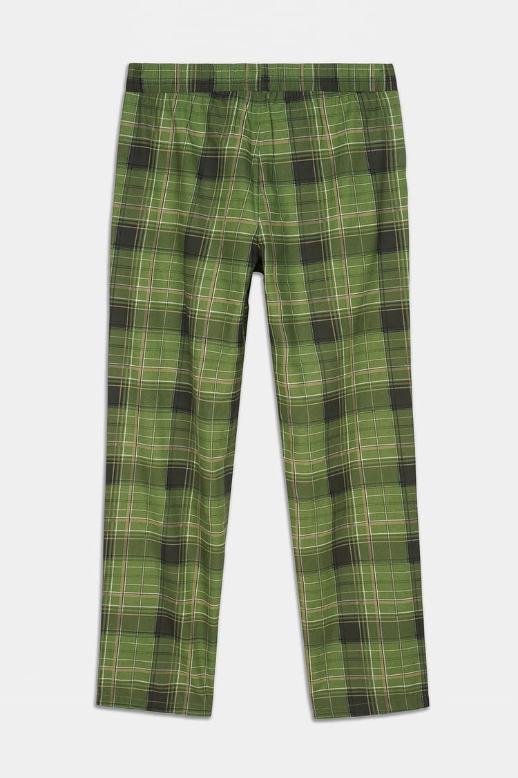 Mens Woven Check Pyjamas Bottoms
