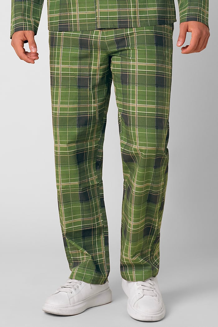 Mens Woven Check Pyjamas Bottoms
