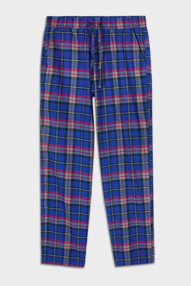 Mens Woven Check Pyjamas Bottoms