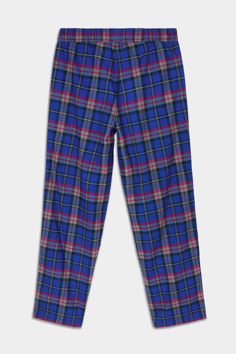 Mens Woven Check Pyjamas Bottoms