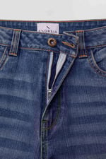 Womens Straight Fit Ripped Jeans