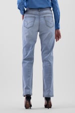 Womens Straight Fit Ripped Jeans