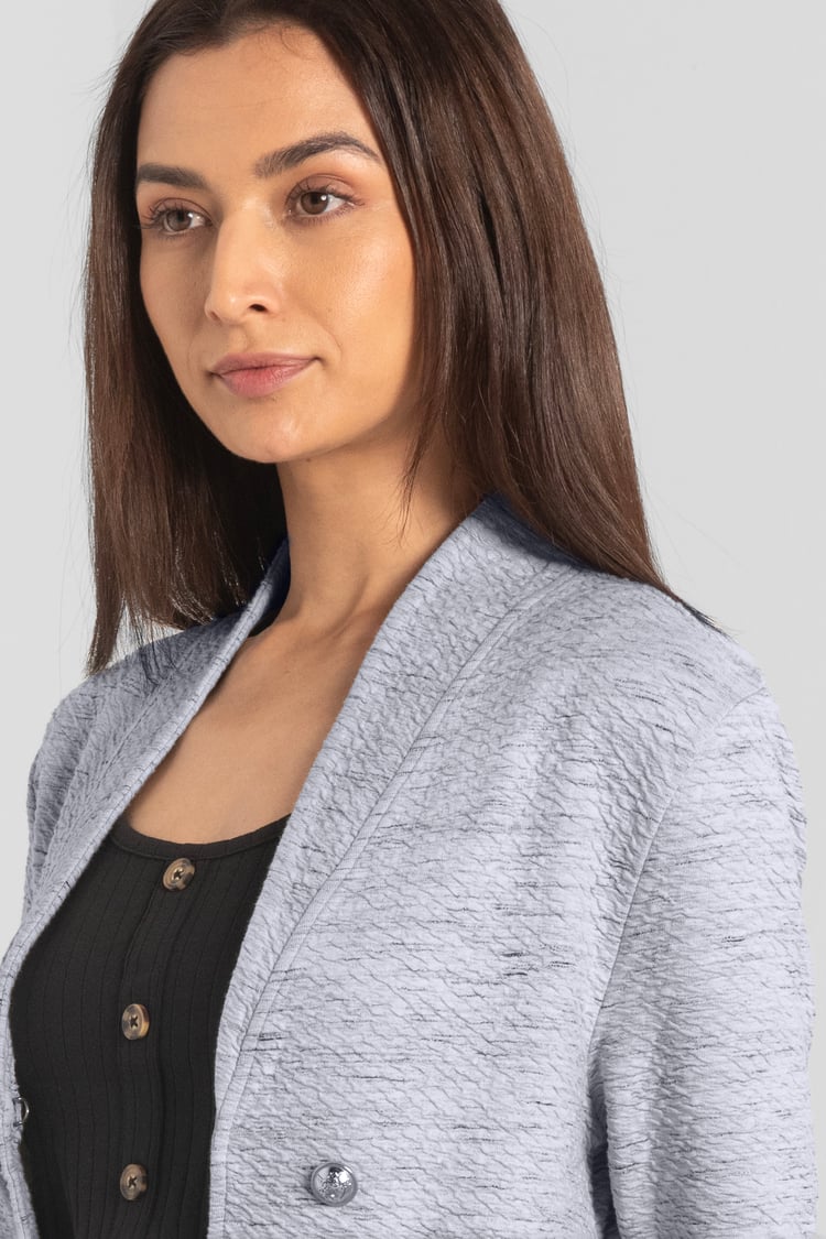 Womens Slim Fit Knit Jacket