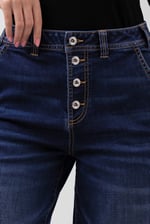 Womens High Waist Denim Culottes