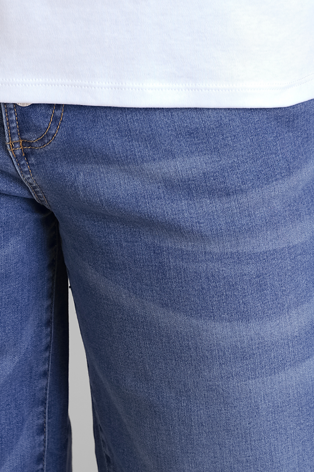 Womens High Waist Denim Culottes