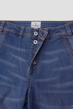 Womens High Waist Denim Culottes