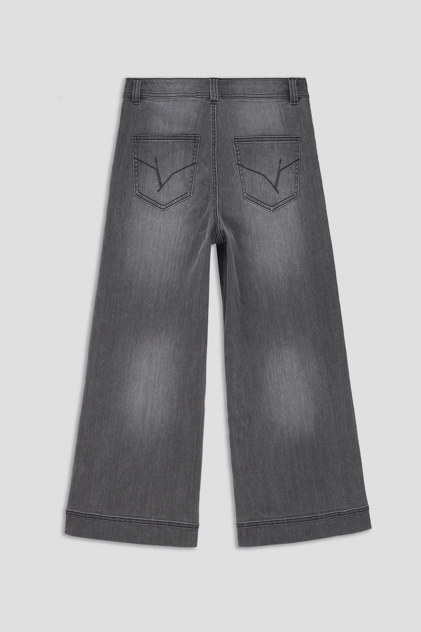 Womens Wide Leg Grey Culottes