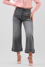 Womens Wide Leg Grey Culottes