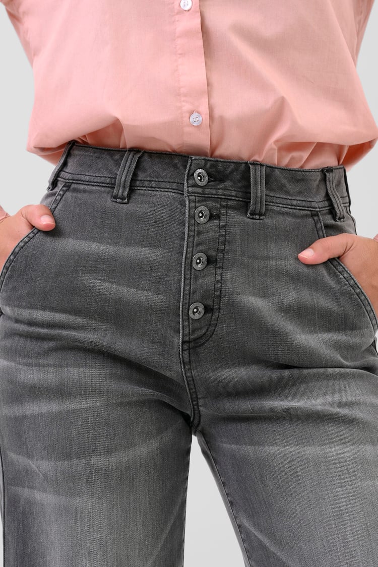 Womens Wide Leg Grey Culottes