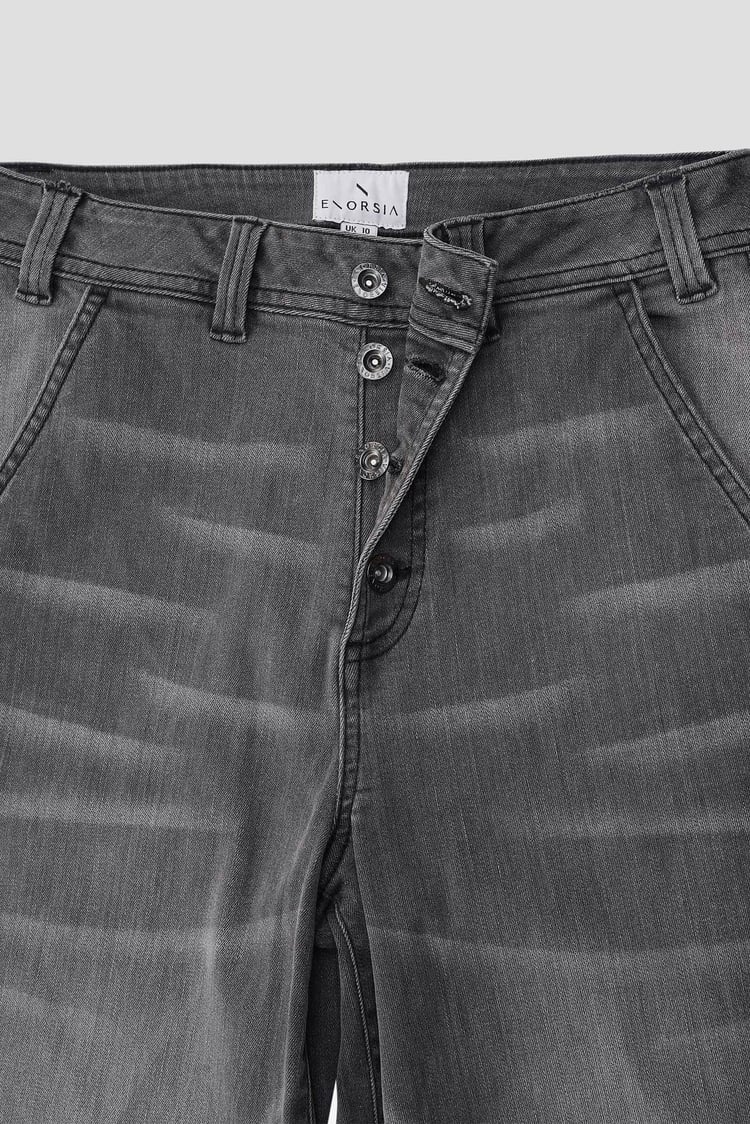 Womens Wide Leg Grey Culottes